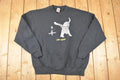 Vintage 1990s Lion Tamer Kitty Graphic Print Crewneck Sweatshirt Men's L