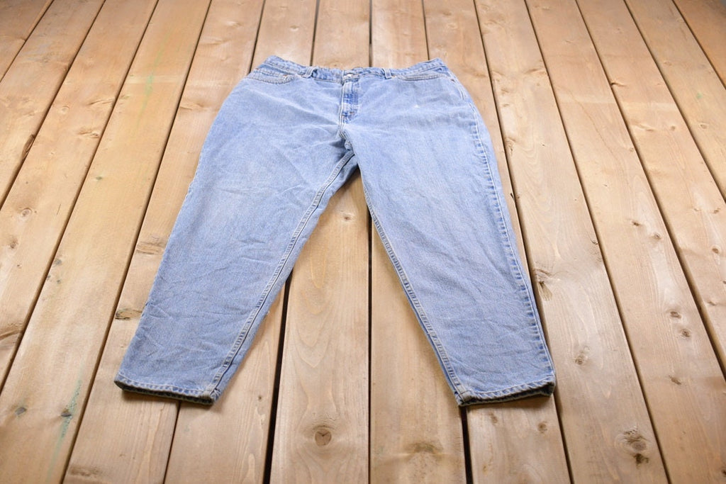 Vintage 1990s Levi's 550 Red Tab Denim Jeans Size 34 x 31