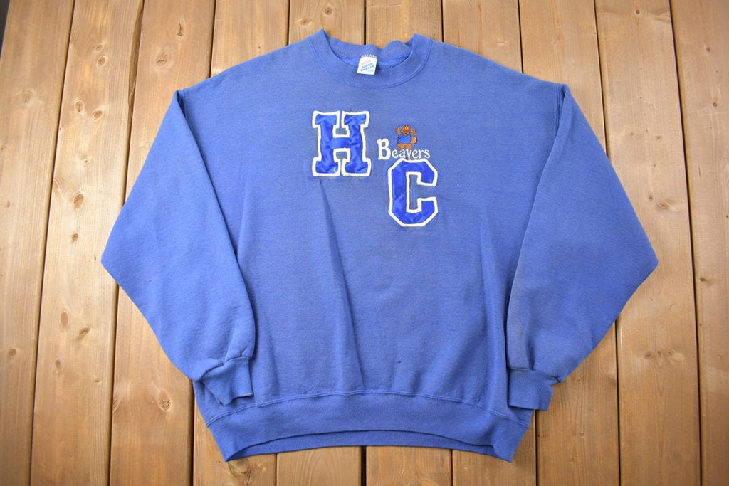 Vintage 1990s Beavers HC Crewneck Sweatshirt