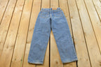 Vintage 1990s Levi's 550 Regular Fit Denim Blue Jeans Size 22 x 24.5 / 90s Levi's / Distressed Sun Faded Jeans / Streetwear