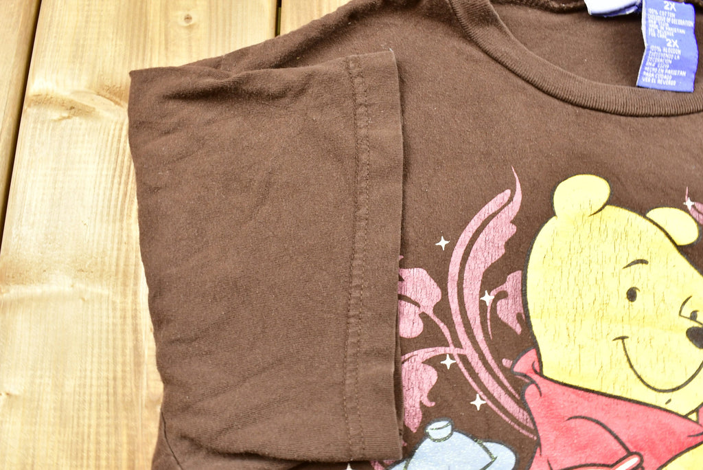 Naturally Distressed Vintage 1990s Winnie The Pooh Cartoon T-Shirt