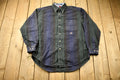 Vintage 1990s Tommy Hilfiger Crest Logo Striped Button Up Shirt