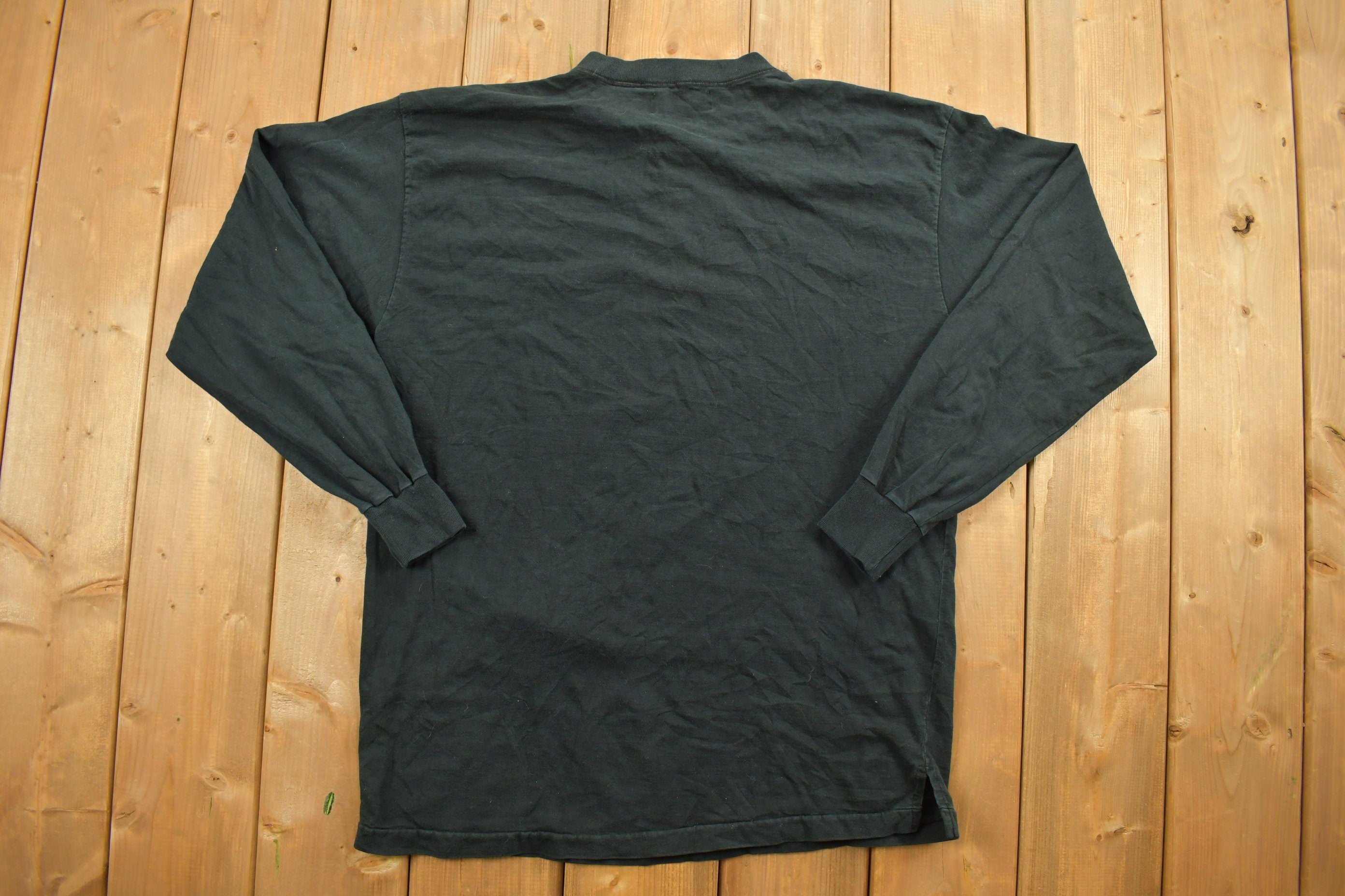 Vintage 1990s Northern Explorer Blank Quarter-Button Shirt