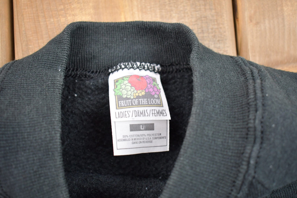 Vintage 1990s Fruit Of The Loom Ladies Crewneck Sweatshirt