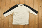 Vintage 1990s Starter Quarter Sleeve Blank T-Shirt