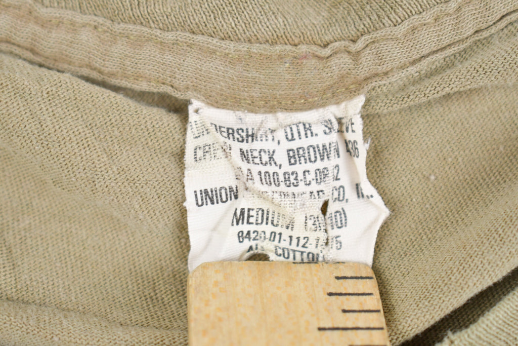 Vintage 1980s Blank Beige T Shirt