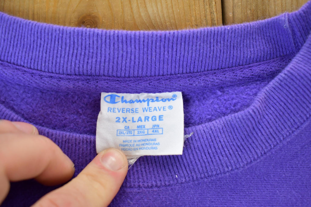 Vintage 1990s Purple Champion Reverse Weave Sweatshirt