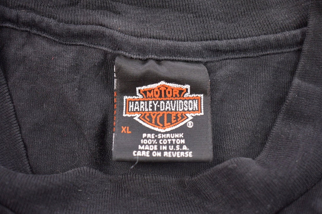 Vintage 1990s Carlton Harley Davidson Mantua Ohio Graphic T-Shirt