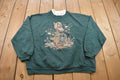 Vintage 1990s Morning Sun Cute Squirrel Crewneck Sweatshirt