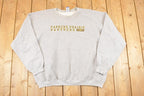 Vintage 1990s Parker Prairies Panthers Champion Graphic Print Crewneck Sweatshirt Men's XL