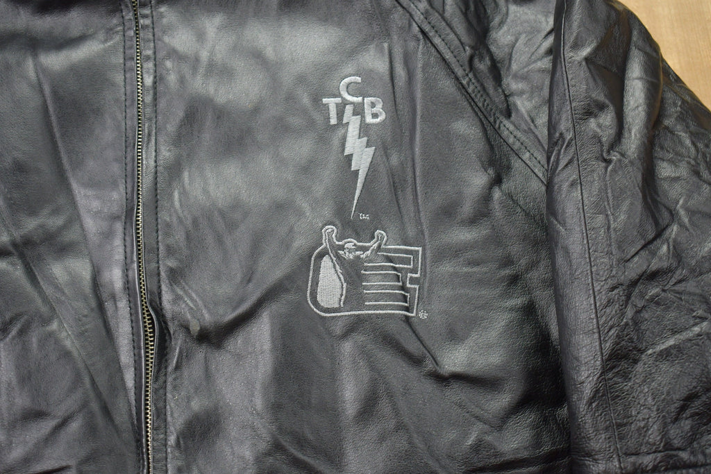 Vintage 1990s Chase Authentics Leather Jacket