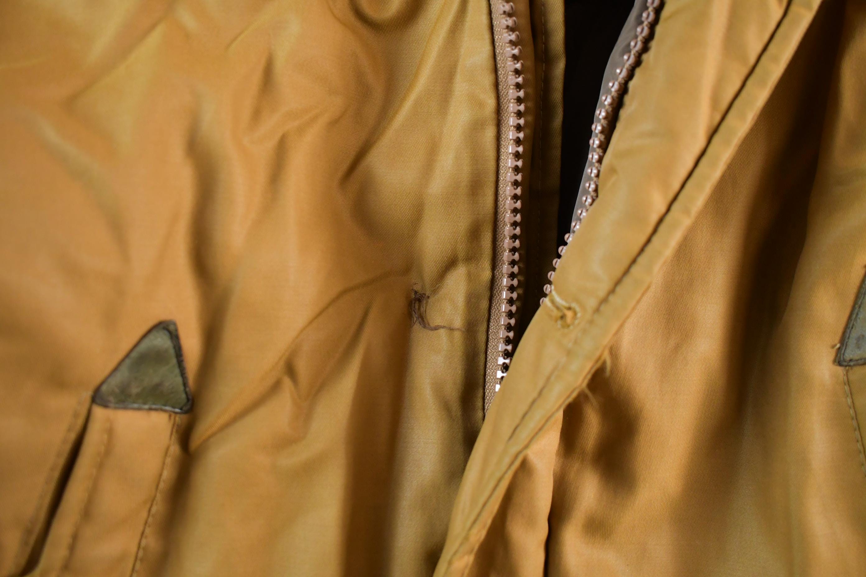 Vintage 1980s Down Full Zip Parka Puffer Jacket Men's L