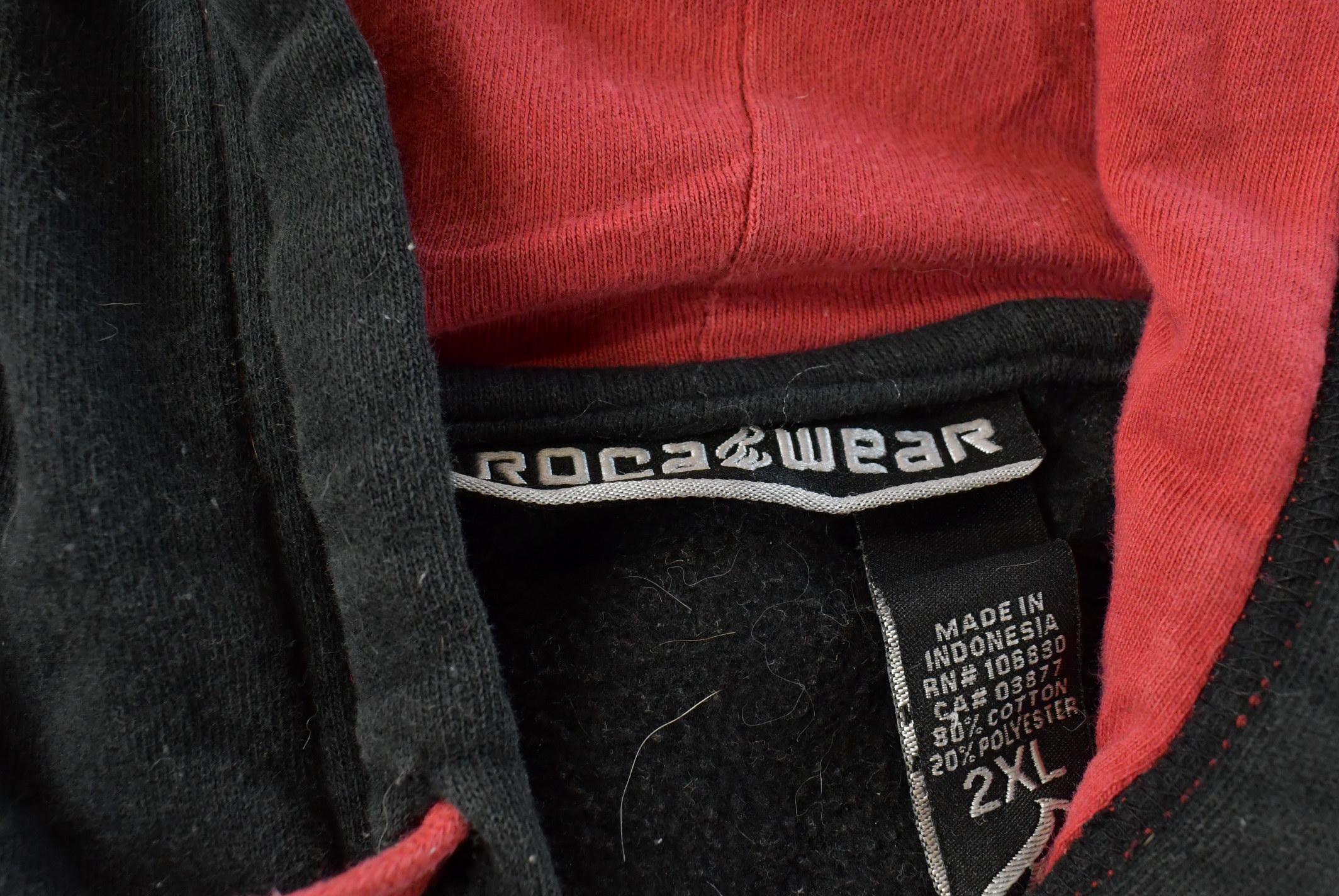 Vintage Y2K Rocawear Full Zip Hoodie Sweatshirt Men's XXL / Streetwear Sweatshirt / Hip-Hop Fashion Sweater