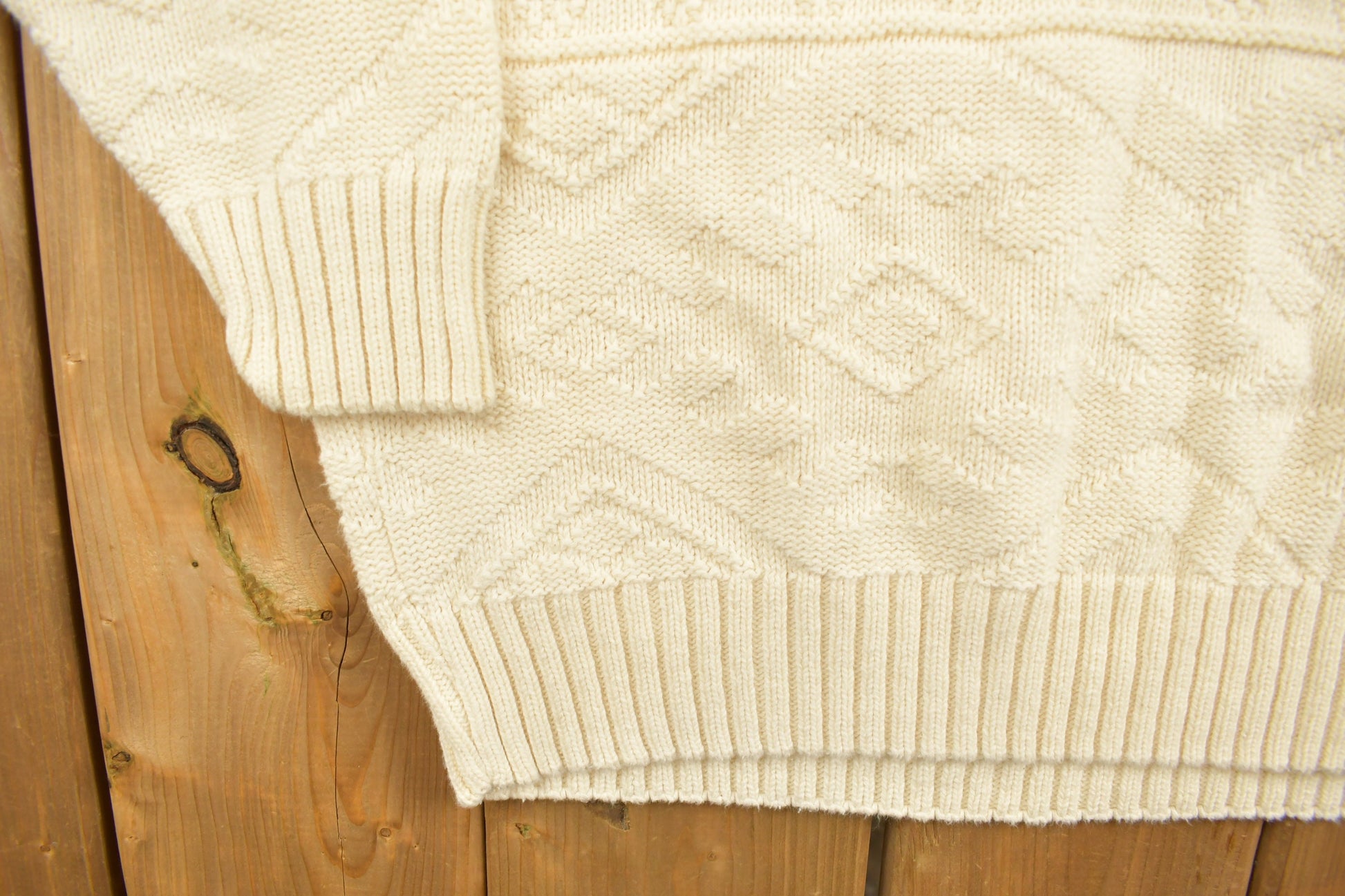 Vintage 1990s CC.Hughes 3D Knit Sweater