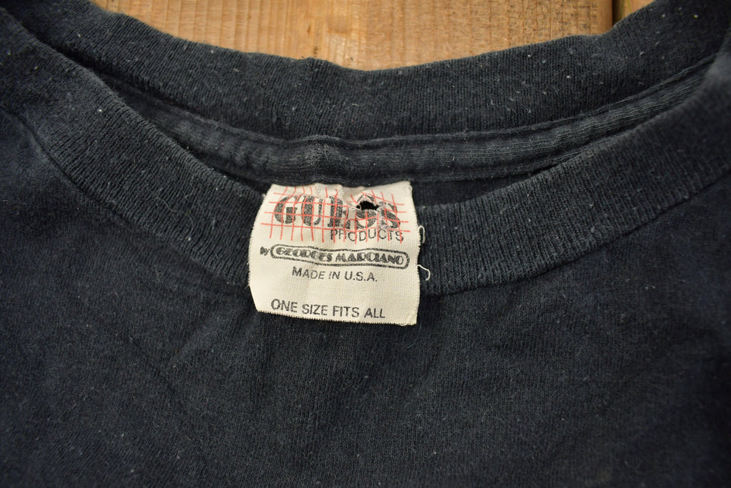 Vintage 1990s Guess America-Paris Graphic T Shirt