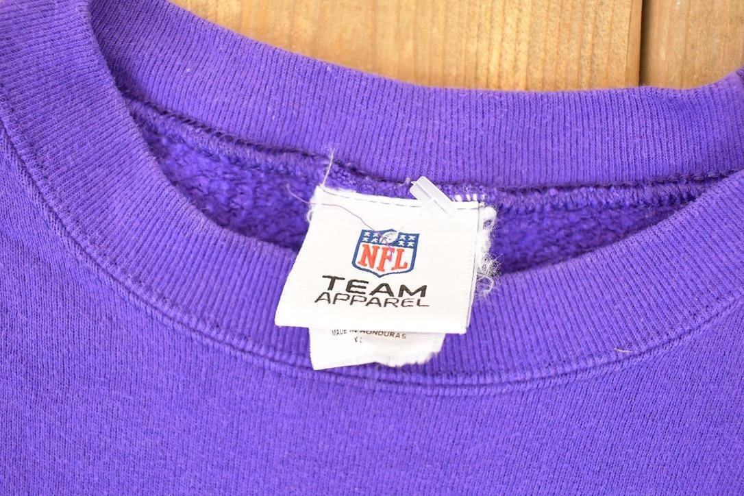 Vintage 1990s Minnesota Vikings NFL Crewneck Sweatshirt Men's XL