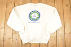 Vintage 1990s Music Means The World To Me Graphic Print Crewneck Sweatshirt Men's L