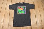 Vintage 1995 Poison Dart Frog Earth Foundation Single Stitch Graphic T-Shirt Made In USA
