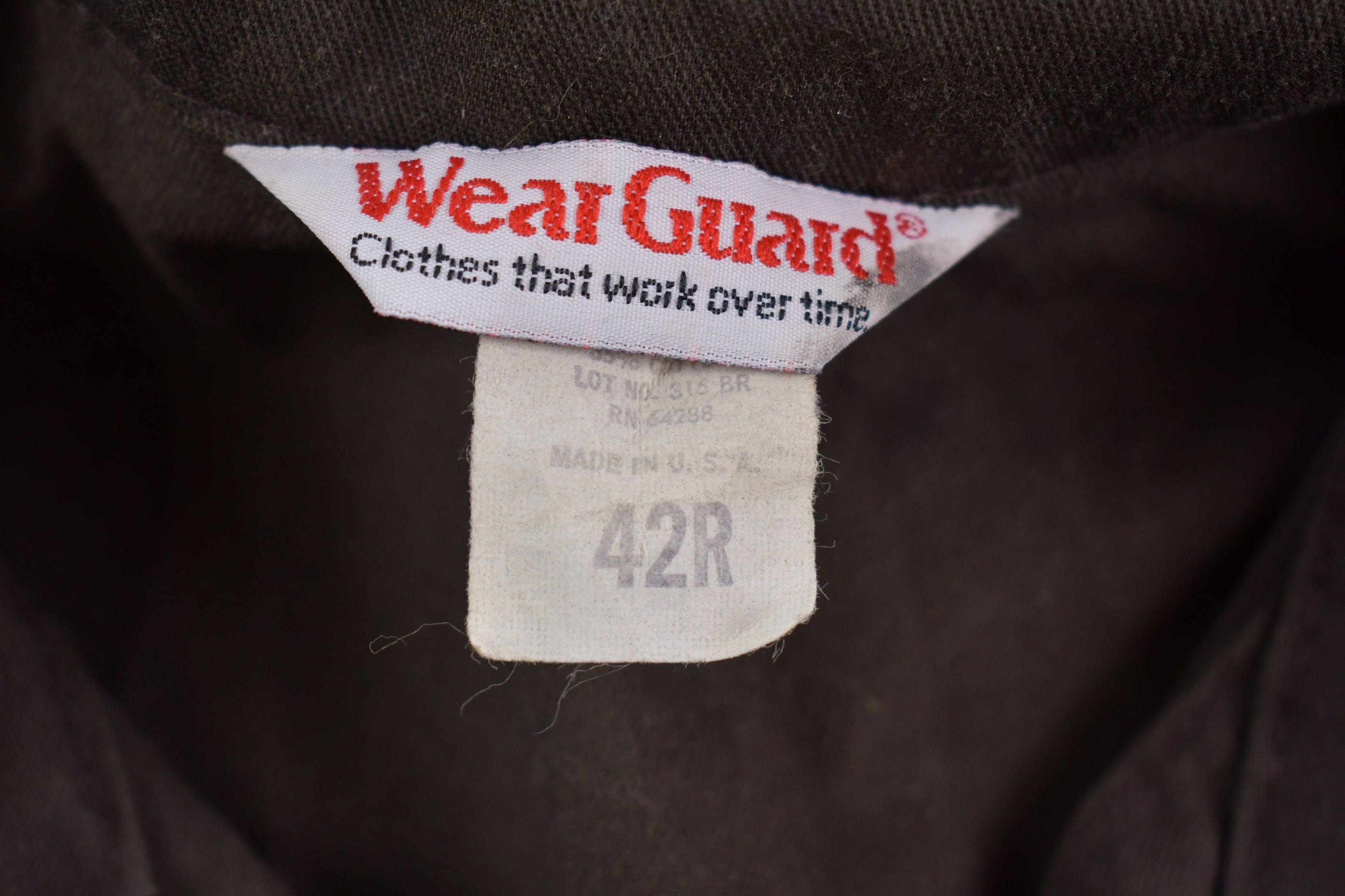 Vintage 1980s Workwear Coveralls "Jeff" Size 23 Pit to Pit 40 Waist