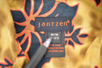 Vintage Y2k Jantzen Funky Floral Hawaiian Button Up Shirt
