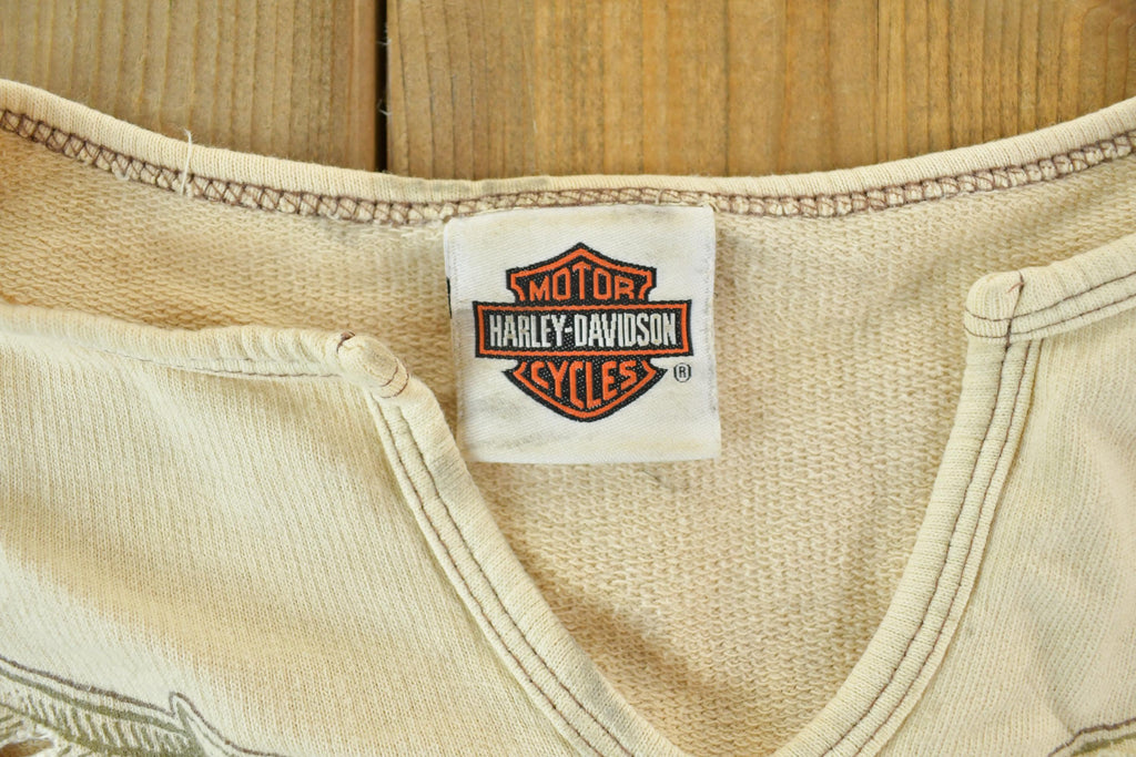 Vintage Y2K Harley Davidson Motorcycles Single Stitch Long Sleeve T-Shirt