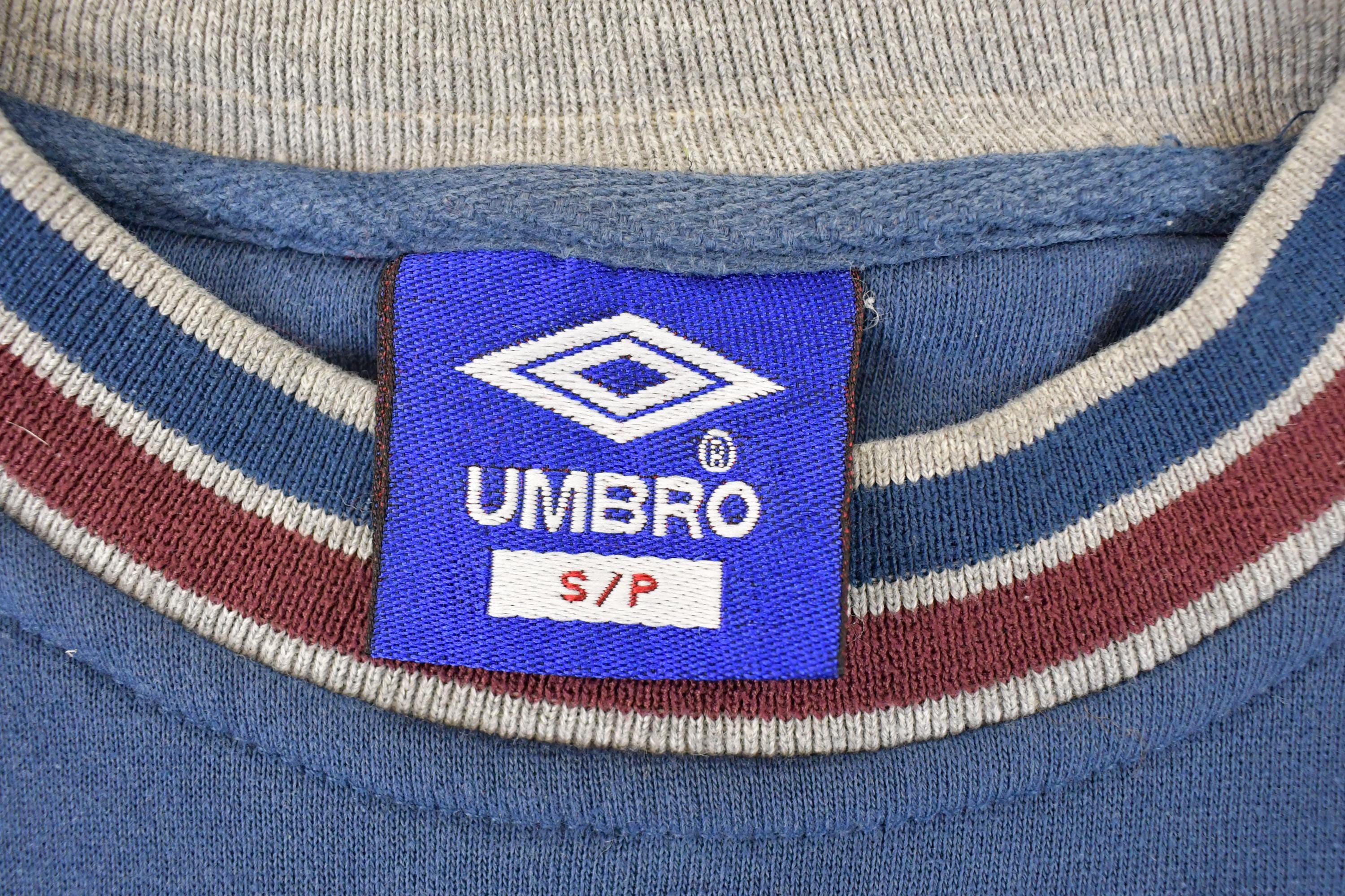 Vintage 1990s Umbro Training Product Embroidered Crewneck Sweatshirt Mens M