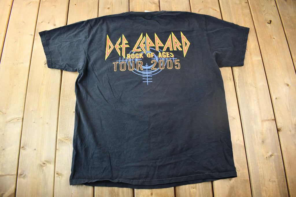 Vintage 2005 Def Leppard Rock Of Ages Tour T-shirt