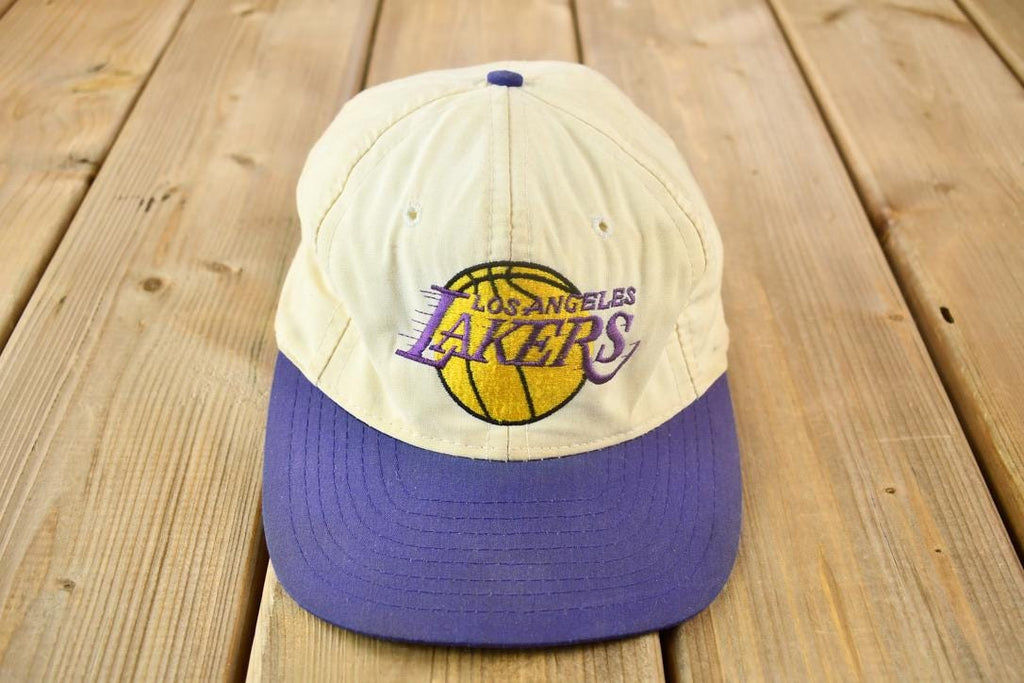 Vintage 1990s Los Angeles Lakers NBA Snap Back Hat