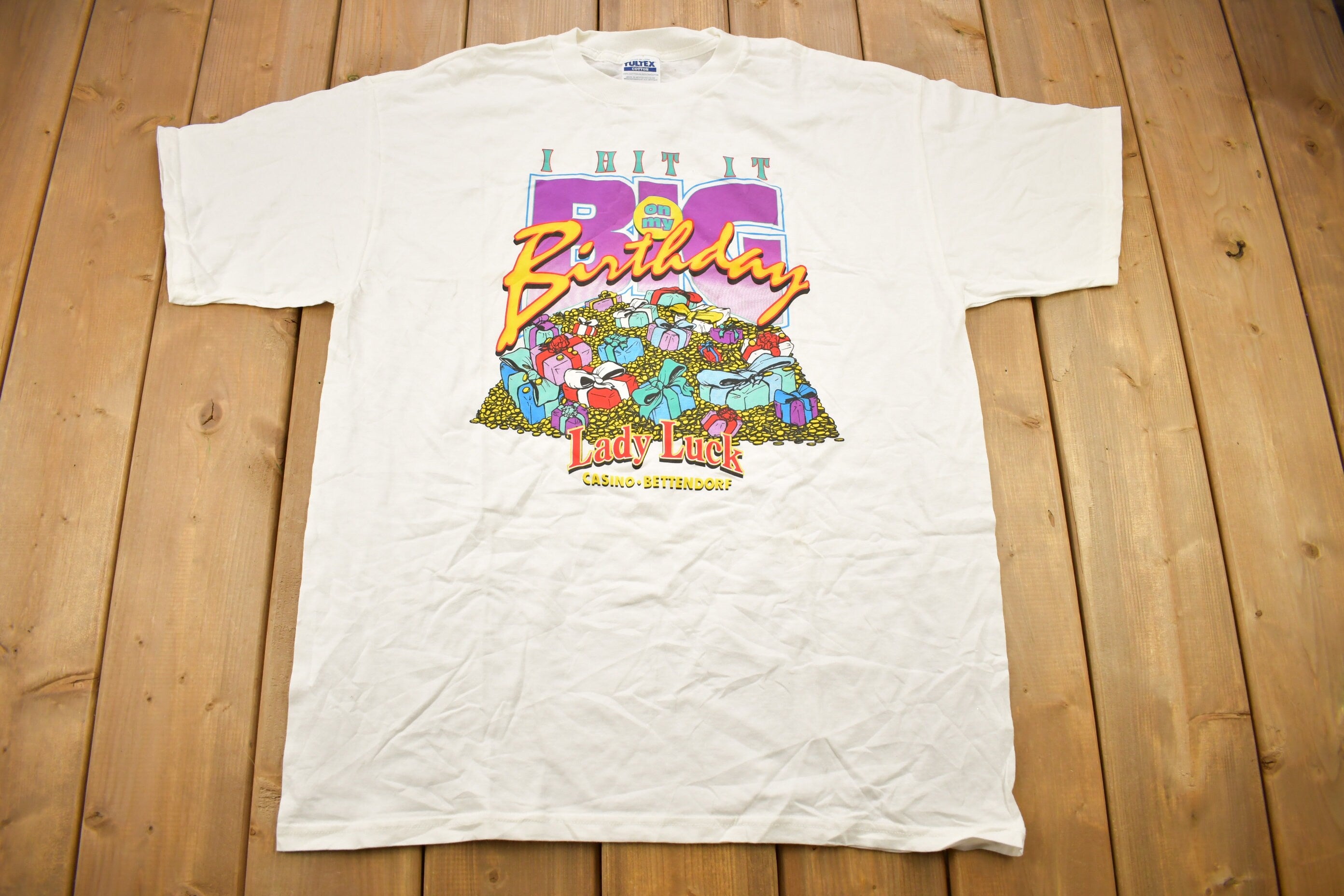 Vintage 1990s Bettendorf Casino Souvenir T Shirt