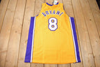 Vintage 2001 Deadstock Kobe Bryant Los Angeles Lakers #8 Nike Team Jersey Men's Large