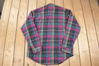 Vintage 1990s Codet Plaid Button Up Shirt