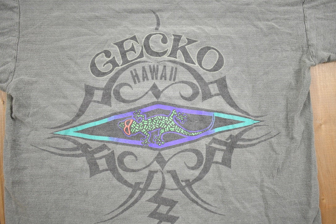 Vintage 1990s Gecko Hawaii T-Shirt