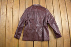 Vintage 1980s Wilsons Brown Leather Jacket
