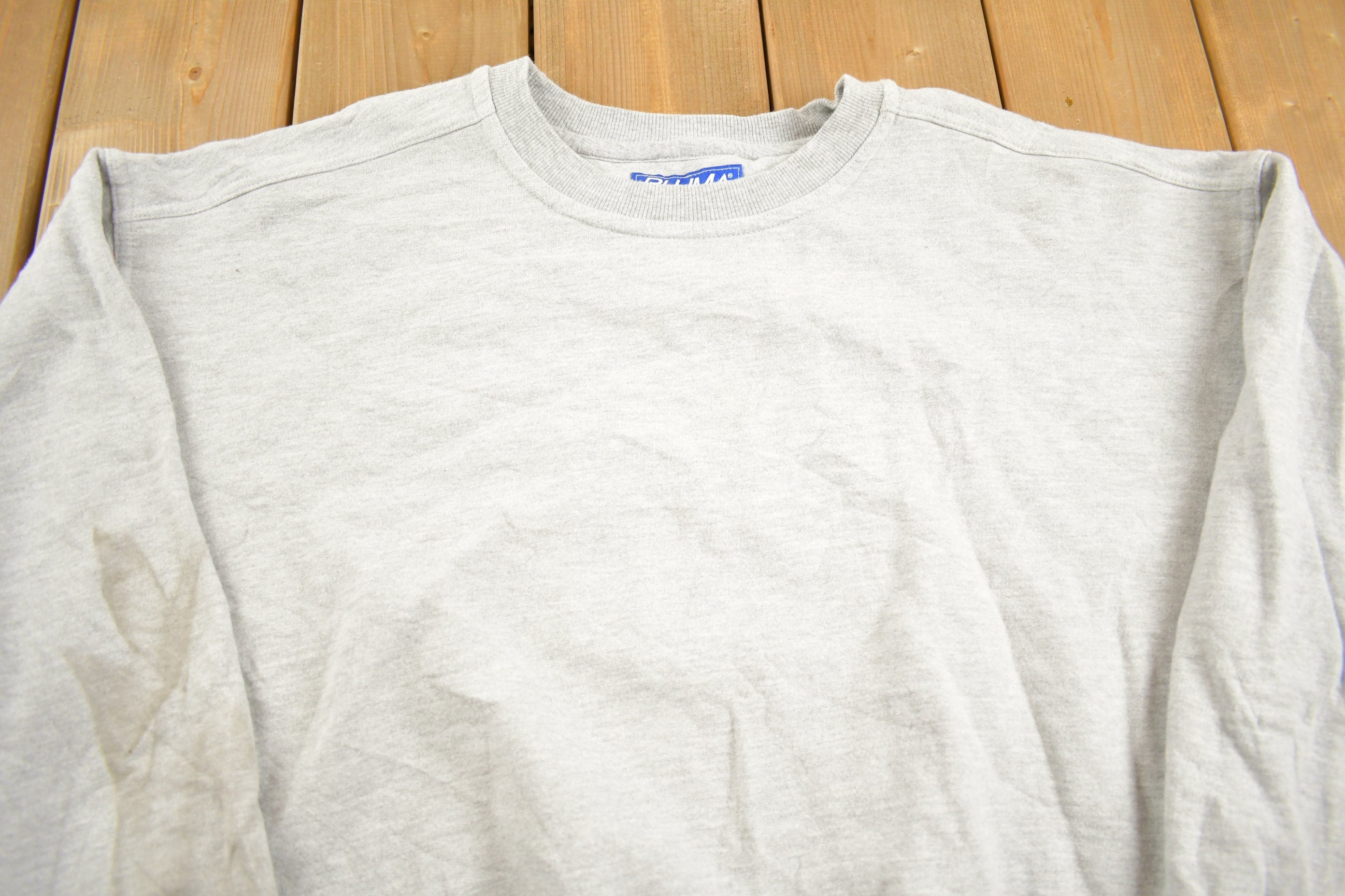 Vintage 1990s Pluma Russell Athletics Blank Crewneck Sweatshirt