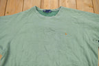 Vintage 1980s Polo Ralph Lauren Small Pony Raglan Crewneck Sweatshirt