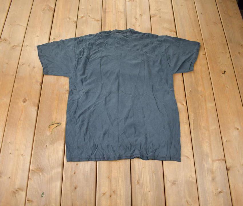 Vintage 1990s Hunters Nightmare Buck Distressed Graphic T-Shirt Made In USA