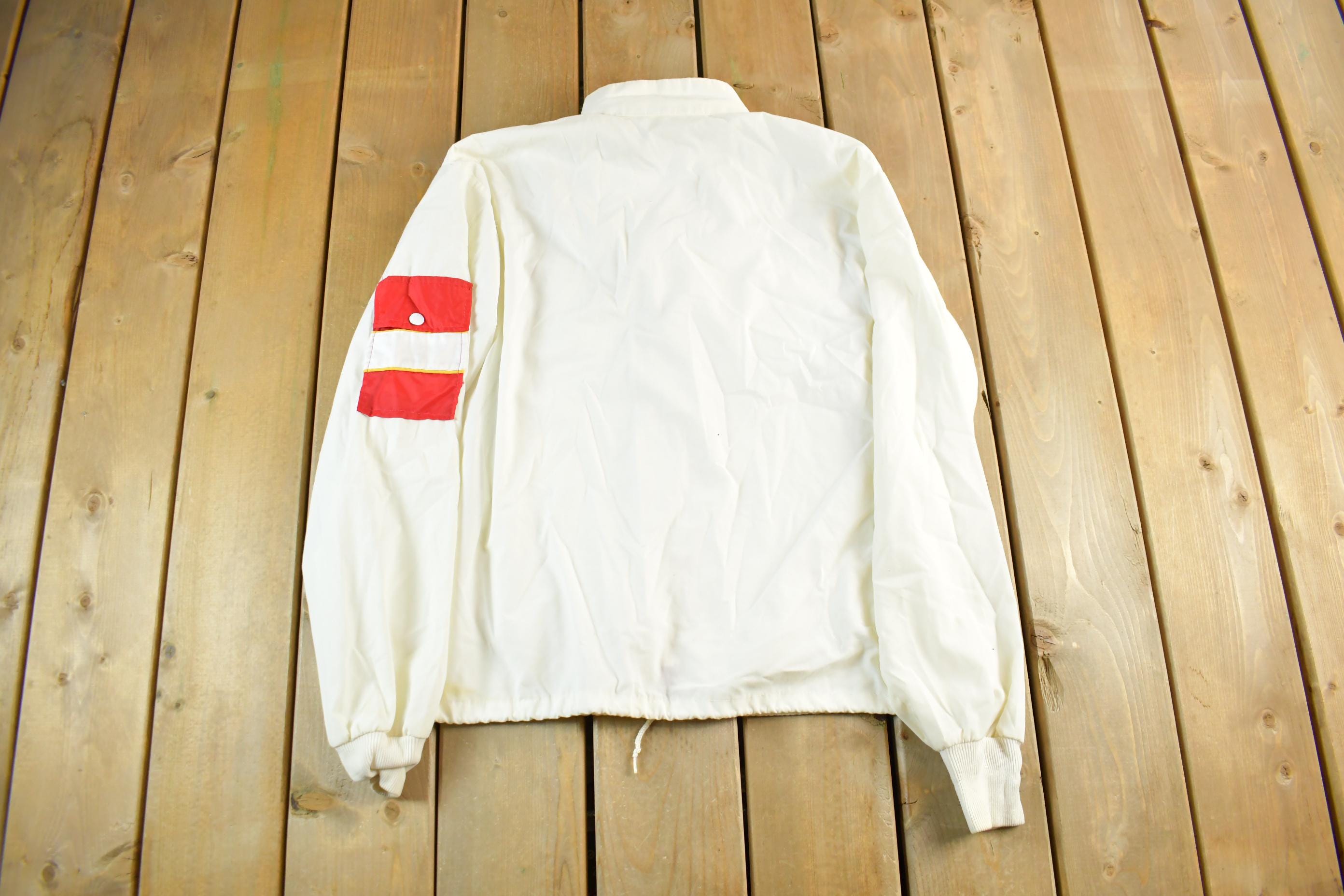Vintage 1980s Nascar Winston Cup Windbreaker Zip Up Jacket Men's Large