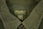 Vintage 1990s Solid Flannel Button Up Shirt