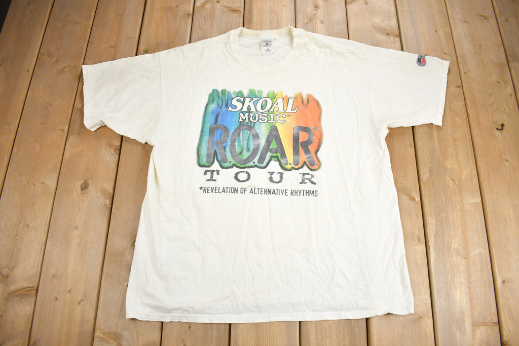 Vintage 1990s Skoal Music Roar Tour Graphic T Shirt