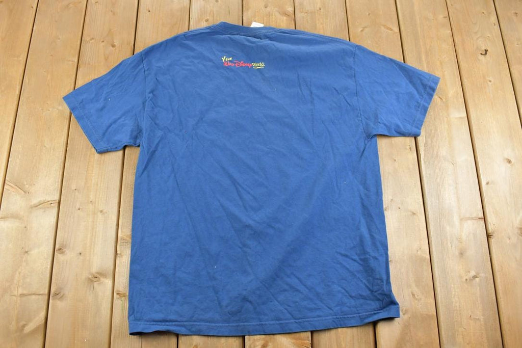 Vintage 1990s Walt Disney World Magic Music Days Cartoon Promo T-Shirt