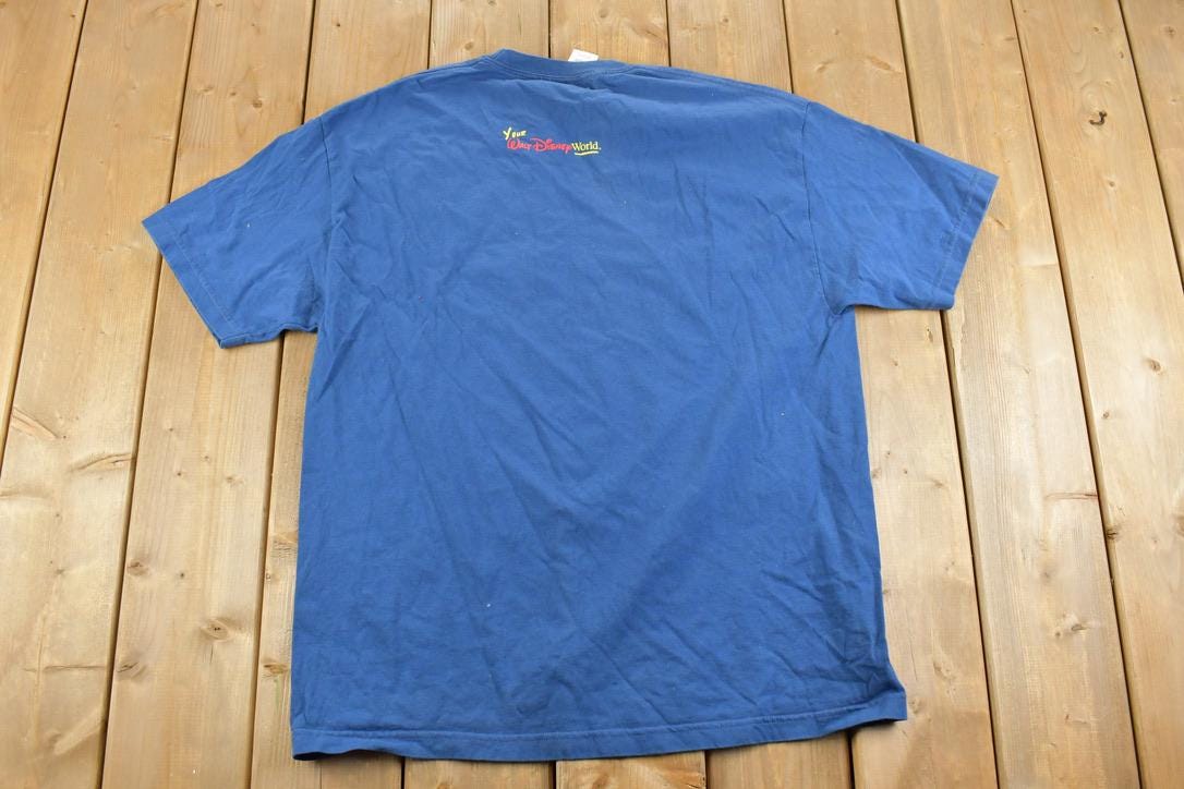 Vintage 1990s Walt Disney World Magic Music Days Cartoon Promo T-Shirt