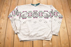 Vintage 1993 Aztec Wolf Theme Crewneck