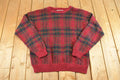 Vintage 1990s Harbour Classics Knit Crewneck Sweater Mens L  90's Abstract Pattern 3D Knitted Sweatshirt