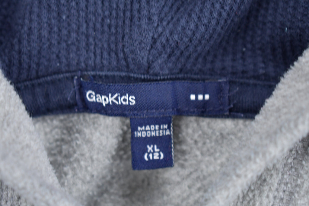 Vintage 1990s GAP Kids Embroidered Fleece Hoodie