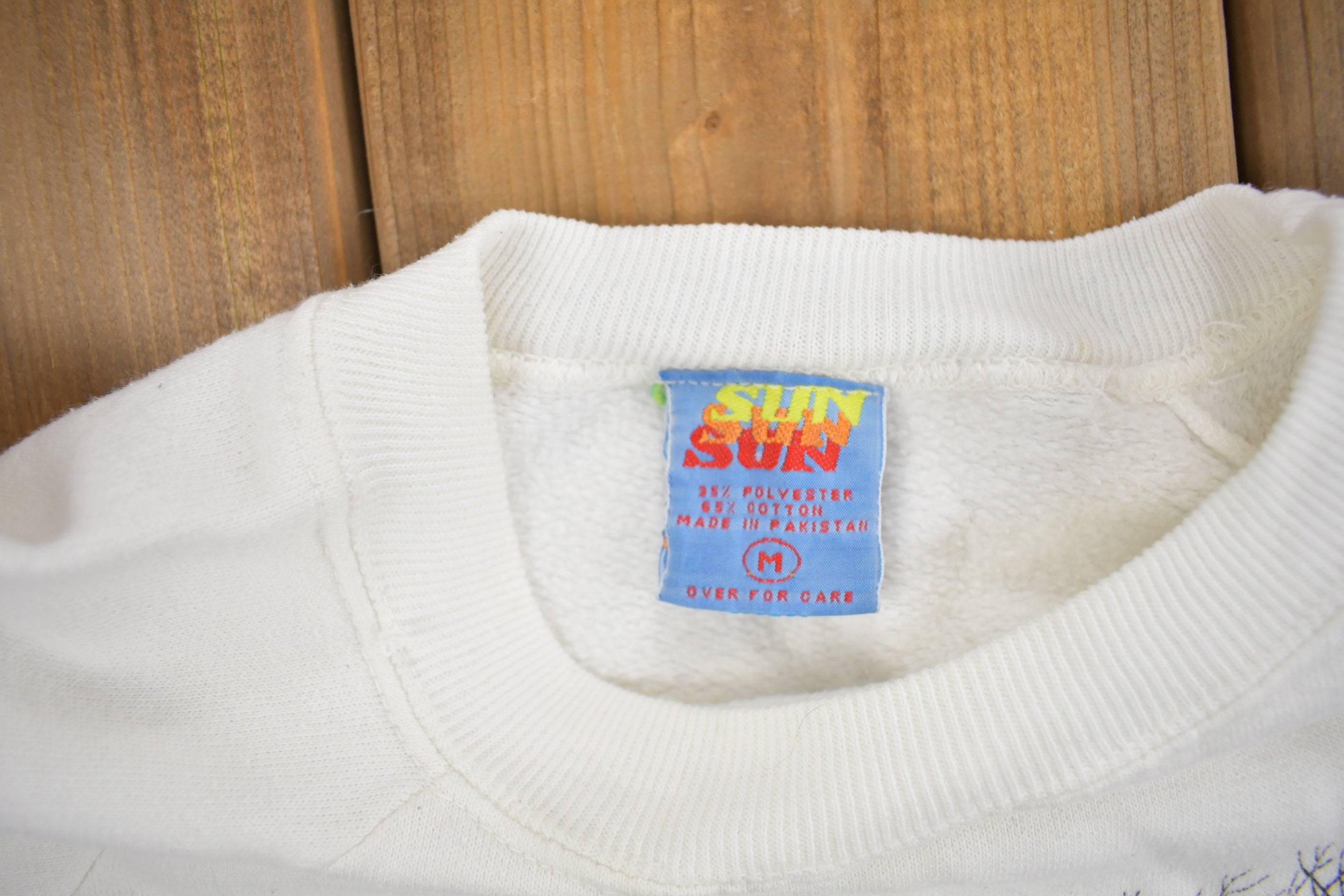 Vintage 1990s Ohio Winter Theme Crewneck Sweatshirt
