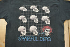 Vintage 1993 The Grateful Dead Evolution Long Strange Trip Liquid Blue Graphic T-Shirt Men's XL