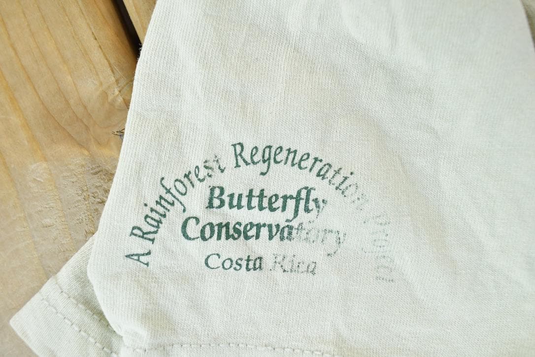 Vintage 1990s Butterfly Conservatory Costa Rica Single Stitch T-Shirt