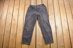 Vintage 1990s LEE Black Tapered Mom Jeans
