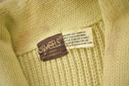 Vintage 1980s Gimbels Blank Acrylic Cardigan Sweater