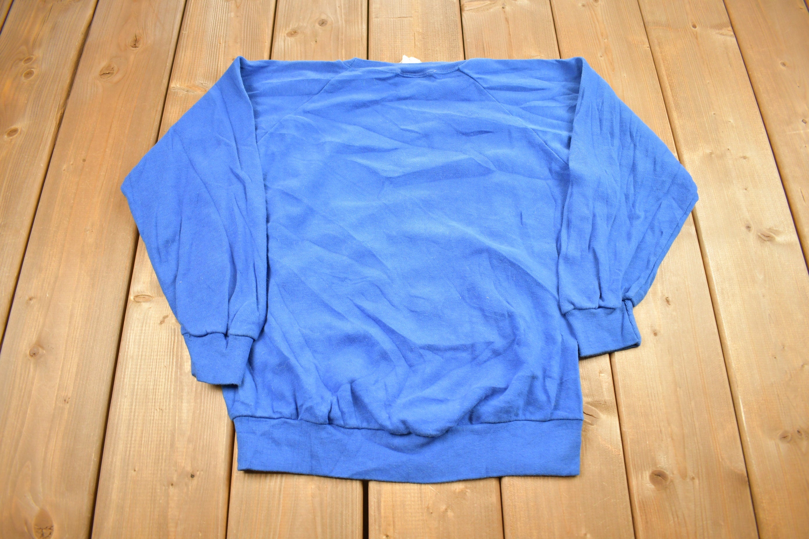 Vintage 1980s Las Vegas On Vacation Raglan Crewneck Sweatshirt